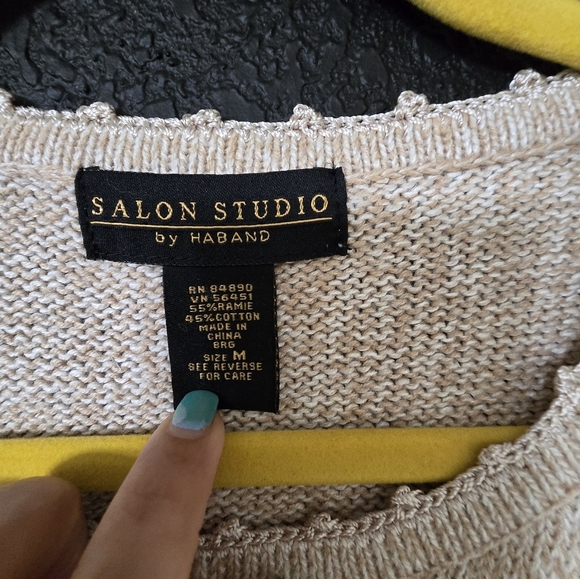 Salon studio by haband blouse size medium   New but has no tag - Picture 4 of 15